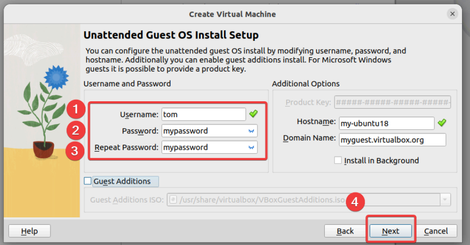 Visual showing Password: something short and easy to type fast and remember.