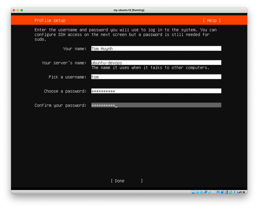 Visual showing Password: keep it simple and short to be easily remembered.