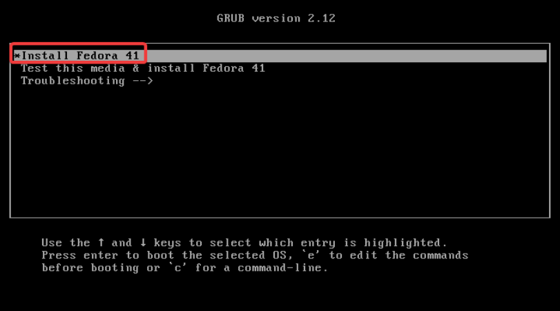 Visual showing Start the VM and finish the installation steps: