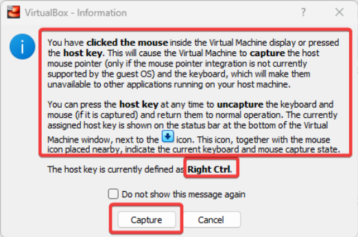Visual showing [Important] If you saw this pop-up message: