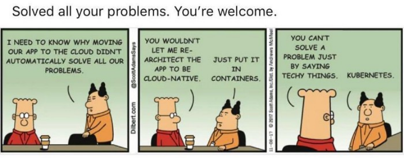 Screenshot illustrating Kubernetes: