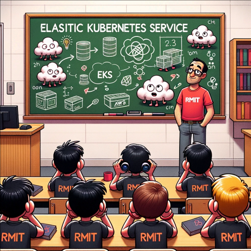 Screenshot illustrating Instructions for EKS on AWS