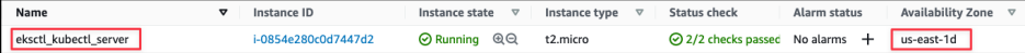 Screenshot illustrating But first, we need to figure out what is our current Availability Zone of our EC2 instance: