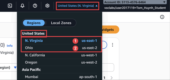 Screenshot illustrating you start your lab exercises.