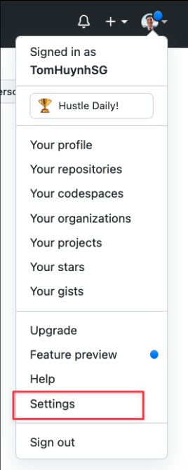 Screenshot illustrating commits on the local repository to the remote repository on Github: