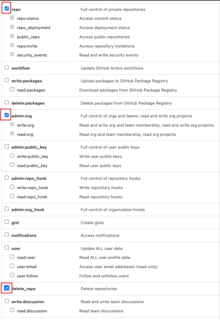 Screenshot illustrating delete_repo = Delete repositories (1 of 2)