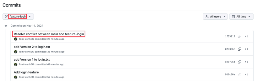 Screenshot illustrating Check the result on Github: