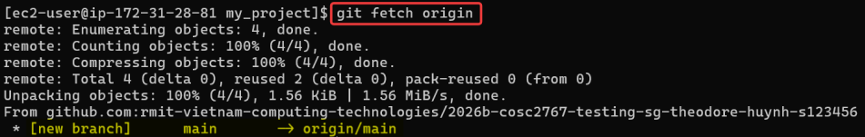 Screenshot illustrating files in your current working directory.