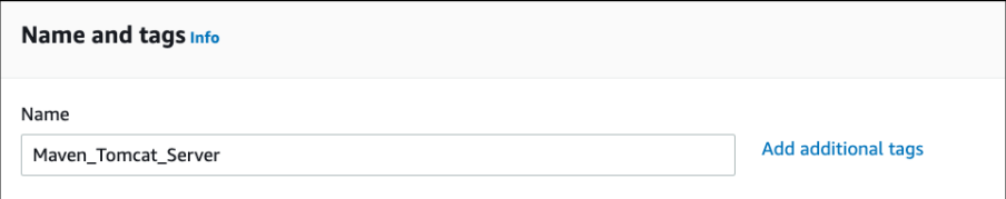 Screenshot illustrating Here are the settings of our new EC2 Linux instance: