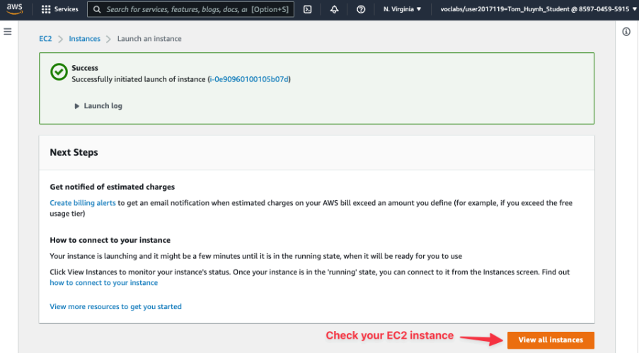 Screenshot illustrating configuration: