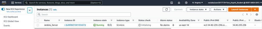 Screenshot illustrating OS: default Amazon Linux 2023 AMI (2 of 2)
