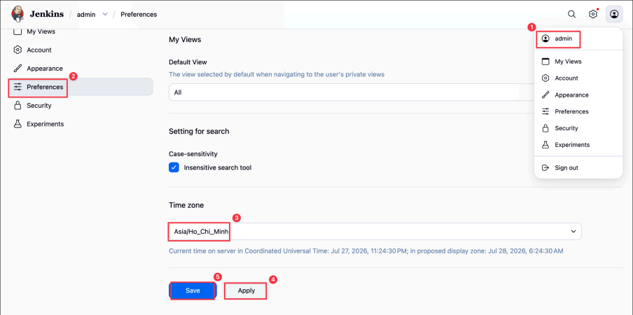 Screenshot illustrating correct timezone, which is very helpful to figure out the exact time when things goes wrong: