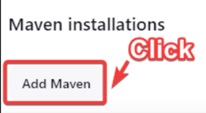 Screenshot illustrating Secondly, let’s tell Maven plugin where is the path of Maven in our EC2 instance: