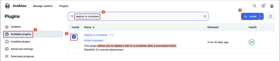 Screenshot illustrating servlet containers like Tomcat.