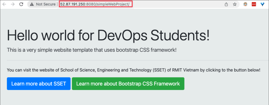 Screenshot illustrating website: