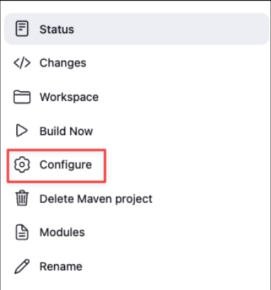 Screenshot illustrating That’s why let’s go back to this job and modify its configuration: