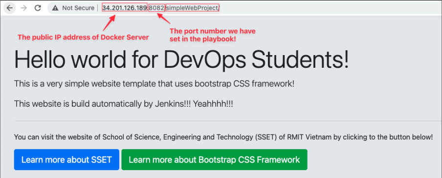 Screenshot illustrating playbook so feel free to change the port if you want to)